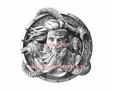 LOKI 3d illusion & laser - ready files - 3DWave.us